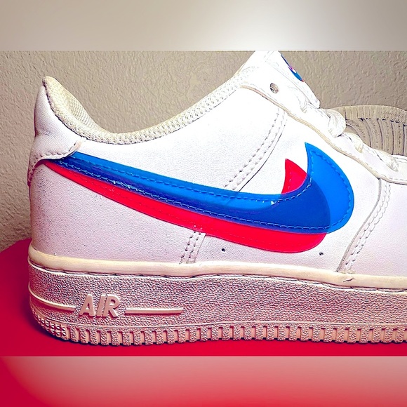 NIKE AIR FORCE 1 3D glasses Authentic and Rare!! With Box💙❤️🤍 - Picture 4 of 8